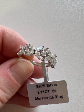 Moissanite Ring Size 8